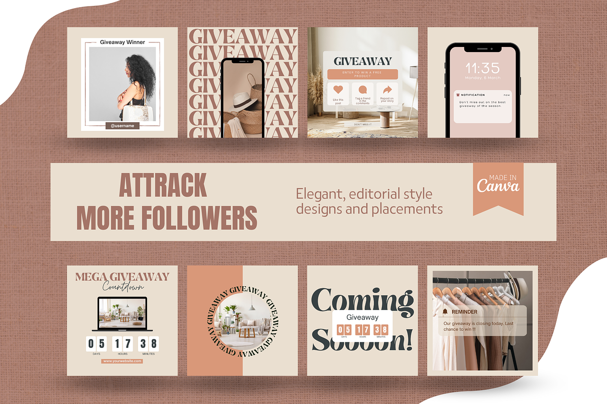 Instagram Giveaway Template preview 4
