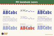 Snowbank Winter Font Duo, a Script Font by Paper Moon Graphic Supply (Thumbnail 4 of 9)