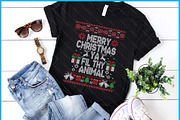 Merry Christmas Animal Filthy Xmas, a Graphic by Creativeusart (Thumbnail 1 of 4)
