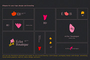 Blossoming Shapes - Florals Set, a Decorative Illustration by line & plane (Thumbnail 6 of 11)
