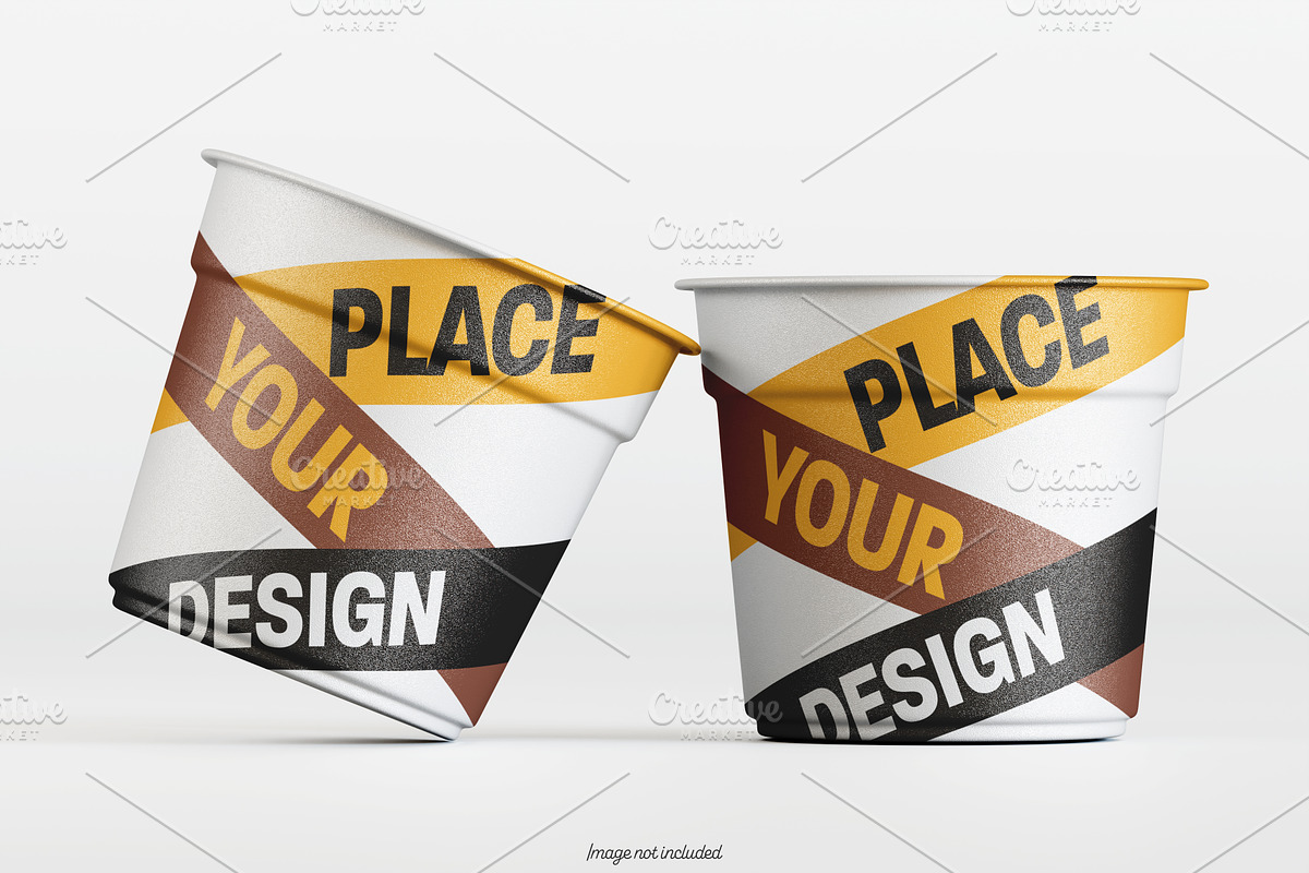 Ice cream cup mockup bundles V1, a Packaging Mockup by Ambo Ampeng (Photo 7 of 19)