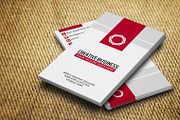 Red & White Business Card CM029, a Business Card Template by annozio (Thumbnail 2 of 4)