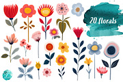 Folk Art Florals, an Object Graphic by Verdigris Studios (Thumbnail 3 of 4)