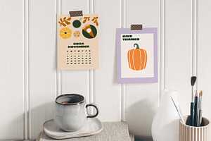 Fall Gallery Vector Poster Creator