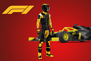 Formula 1 Mockup Pack, an Apparel Mockup by PSD Market (Thumbnail 3 of 15)