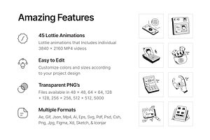 Animated Biometric Recognition Icons