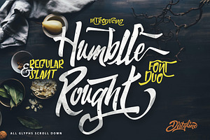 Humblle Rought - Font Duo + Extras