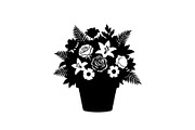 Flower Pot Silhouette Vector Bundle, an Illustration by jahid234 (Thumbnail 26 of 49)