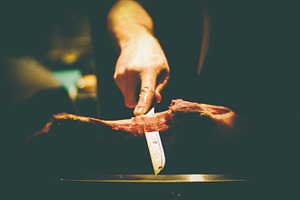 A slice of ham