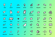 Doodic| font with doodle icons, a Sans Serif Font by wowomnom (Thumbnail 3 of 3)