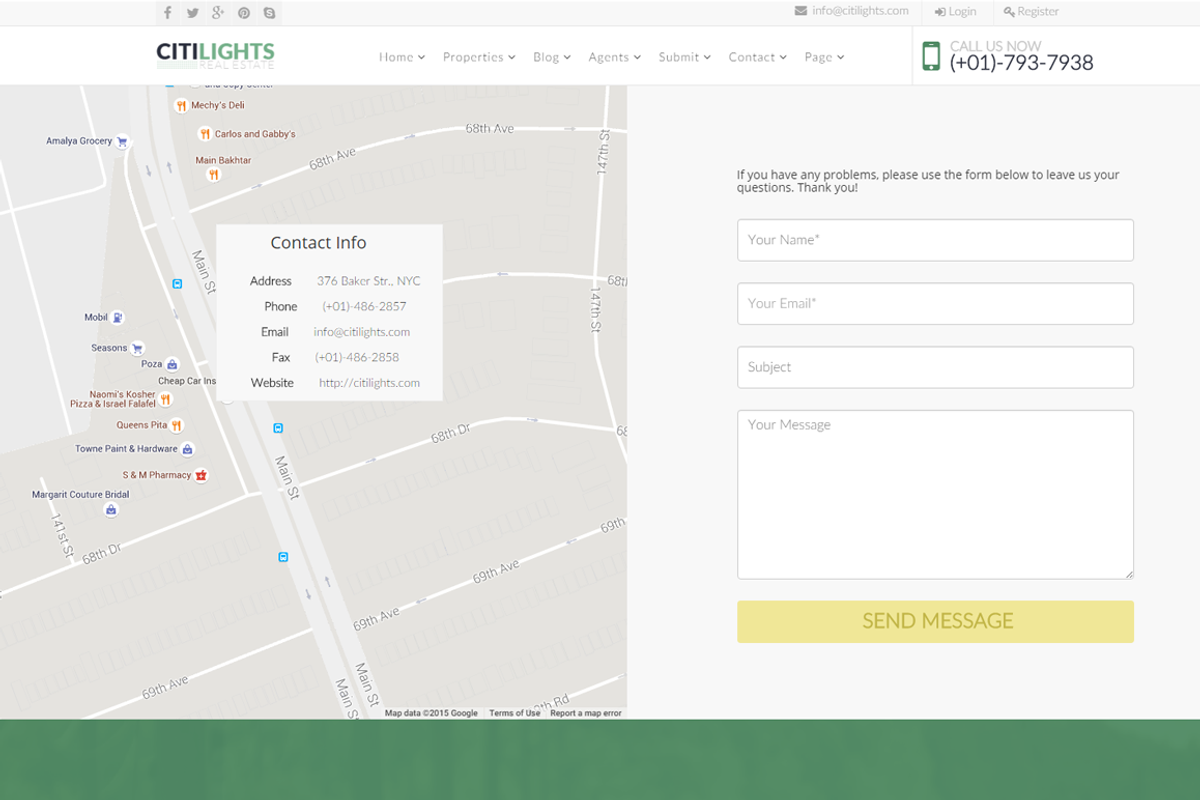 Citilights - Real Estate Template, a Websites & App Template by JoomlaUX (Photo 6 of 6)