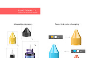 Cosmetic Bottles Mockup Vol.5, a Pens & Pencil Mockup by Kotulsky Mockups (Thumbnail 3 of 4)