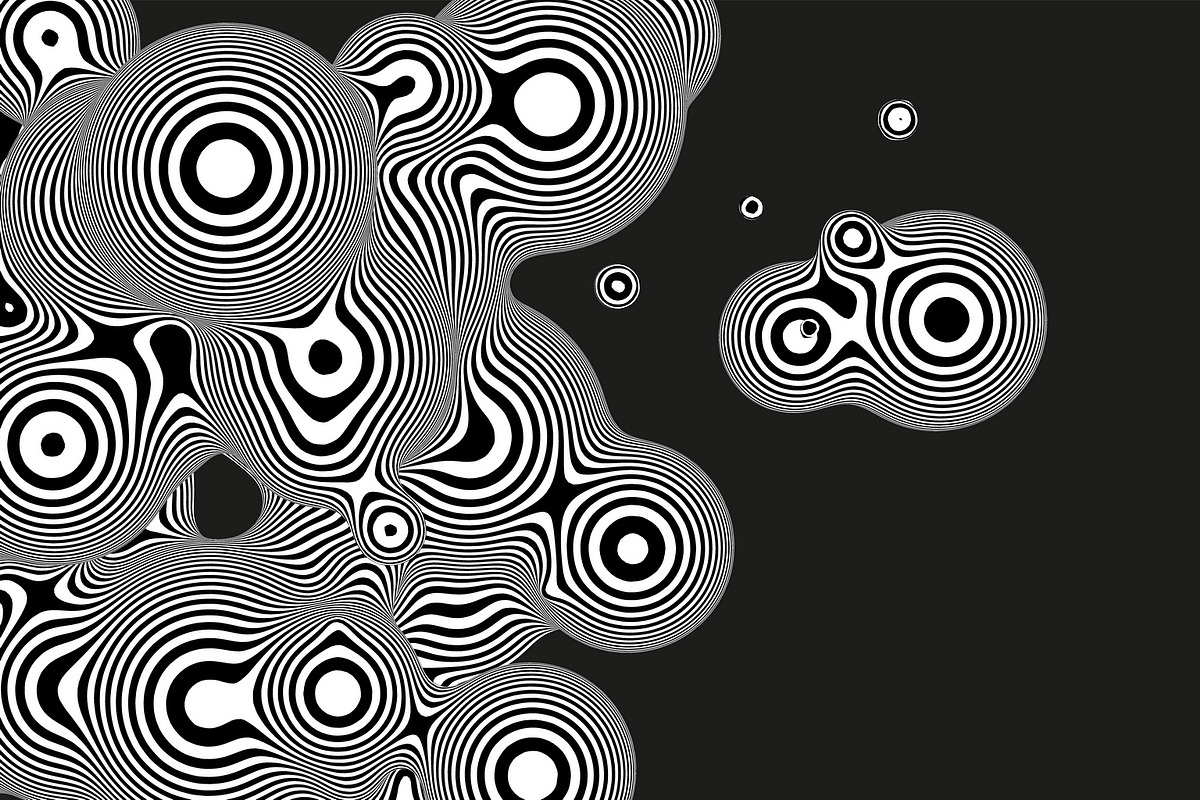 50 Zebra Metaballs, an Object Graphic by GarryKillian (Photo 35 of 51)