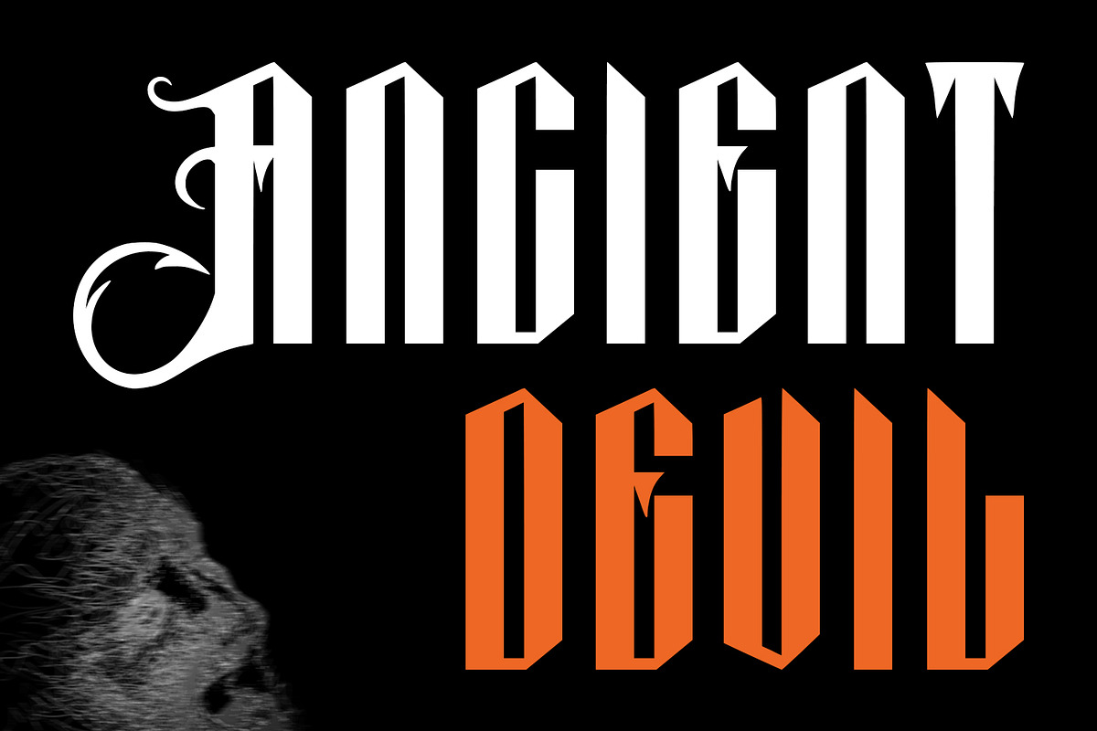 Wayley Blackletter Display Font, a Blackletter Font by Maulana Creative (Photo 2 of 7)