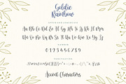 Goldie Rainbow - Handwritten Font, a Script Font by Balpirick Studio (Thumbnail 6 of 7)