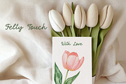 Felty Touch Card Mockups, an Apparel Mockup by NikiArts (Thumbnail 5 of 10)