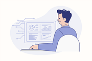 Data Driven Business Illustration, an Object Graphic by Jump Studio (Thumbnail 8 of 12)