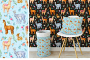 Alpacas and llamas .Seamless pattern, a Pattern Graphic by MitrushovaArt (Thumbnail 8 of 8)