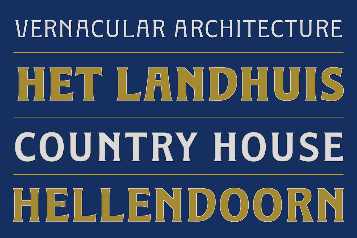 LANDHUIS - 8 Fonts, a Serif Font by Nasir Udin (Photo 10 of 15)