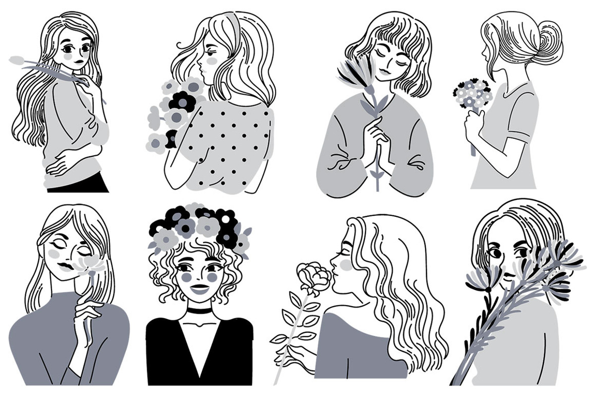 Girls & Flowers, an Object Graphic by Anastasia (Photo 11 of 13)