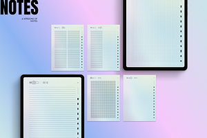 Holo Editable Digital Planner 2023