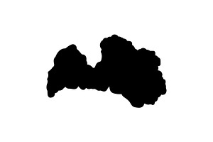 Latvia country solid icon, a Solid Icon by Creative priyanka