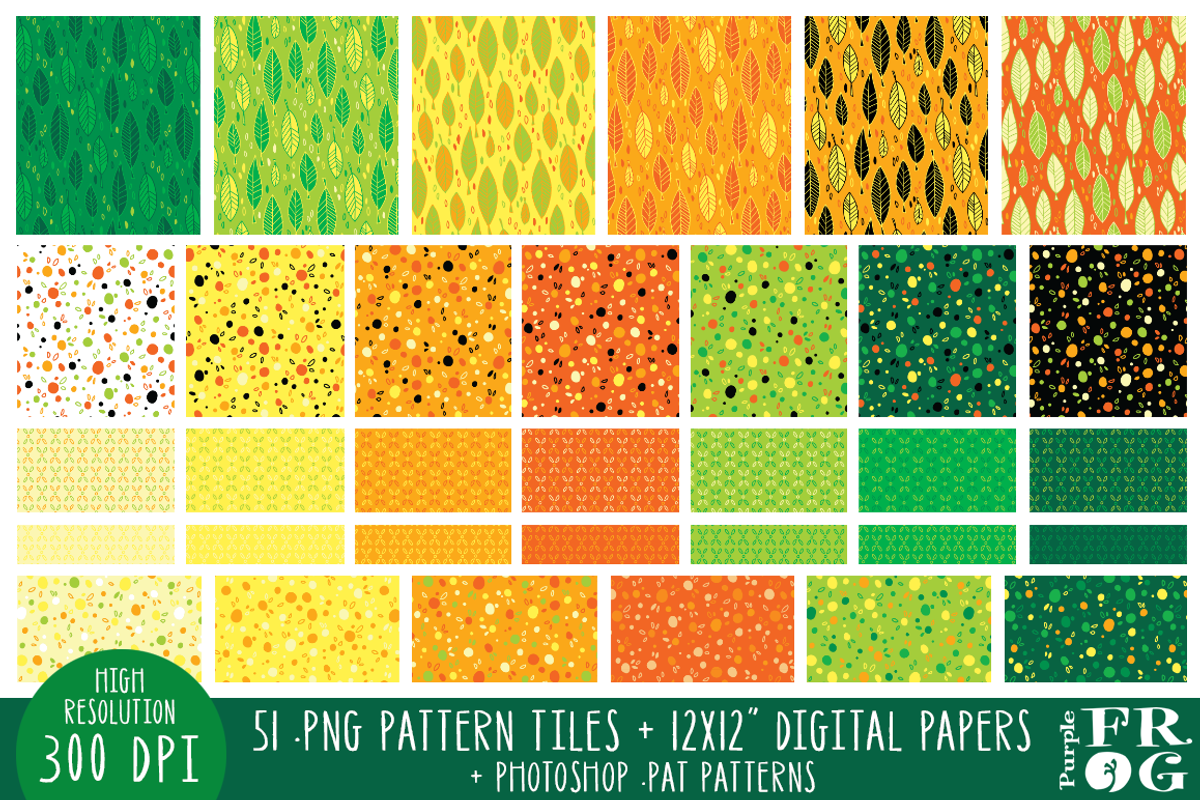 An Apple a Day - Seamless Patterns, a Pattern Graphic by Purple Frog (Photo 3 of 4)