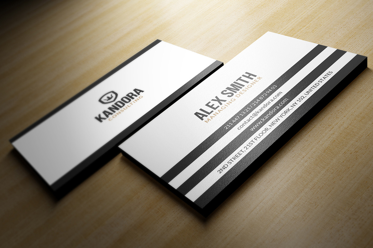 Minimal White Business Card, a Business Card Template by Marvel (Photo 3 of 5)