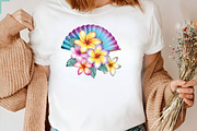 Watercolor Plumeria Clipart Bundle., an Illustration by SVGArt (Thumbnail 3 of 8)