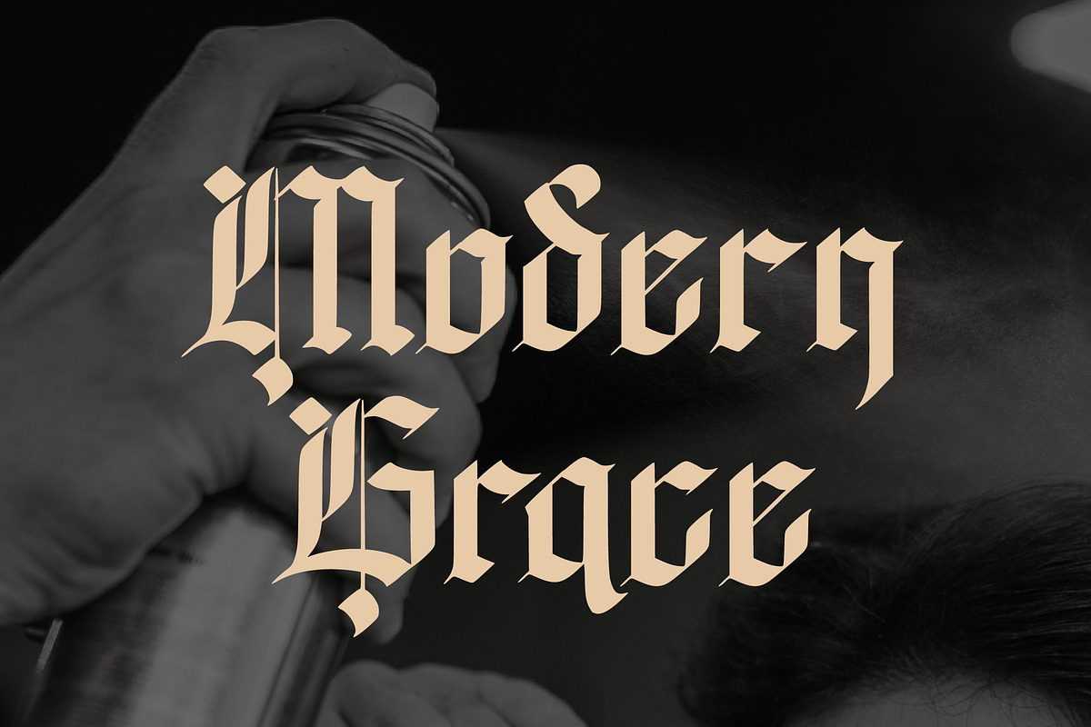 Yograde Gothic – Modern Blackletter, a Blackletter Font by Randi Irvan | Rvandtype (Photo 5 of 11)