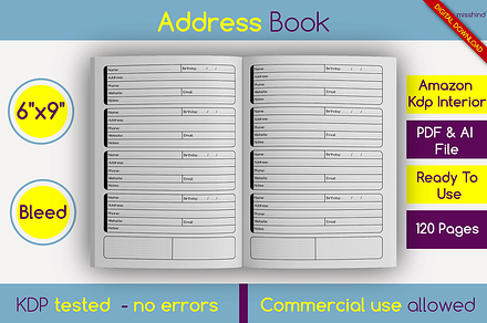 Address Book • KDP Interior