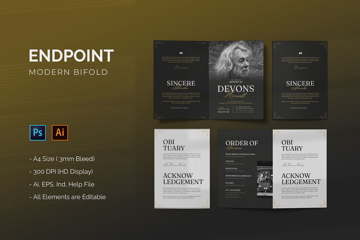 Endpoint - Bifold Brochure, a Brochure Template by StreaksideStd