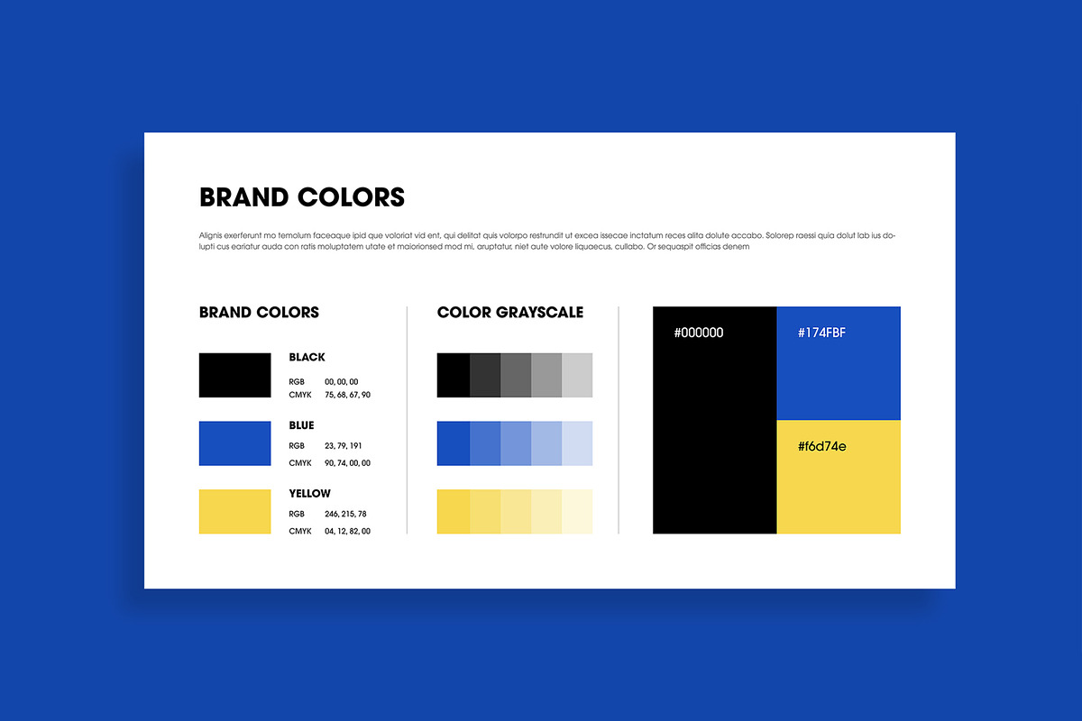 Minimal Brand Mood Board Template preview 4