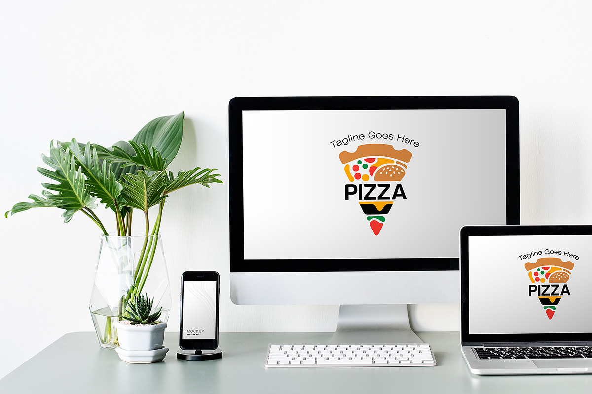 Modern Pizza Logo Collection, a Branding & Logo Template by YUDesignStore (Photo 11 of 12)