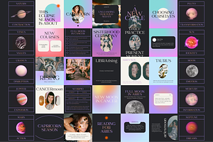 Selena Astrology Instagram Template