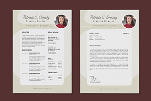 Minimalist CV Resume AI And PSD 14