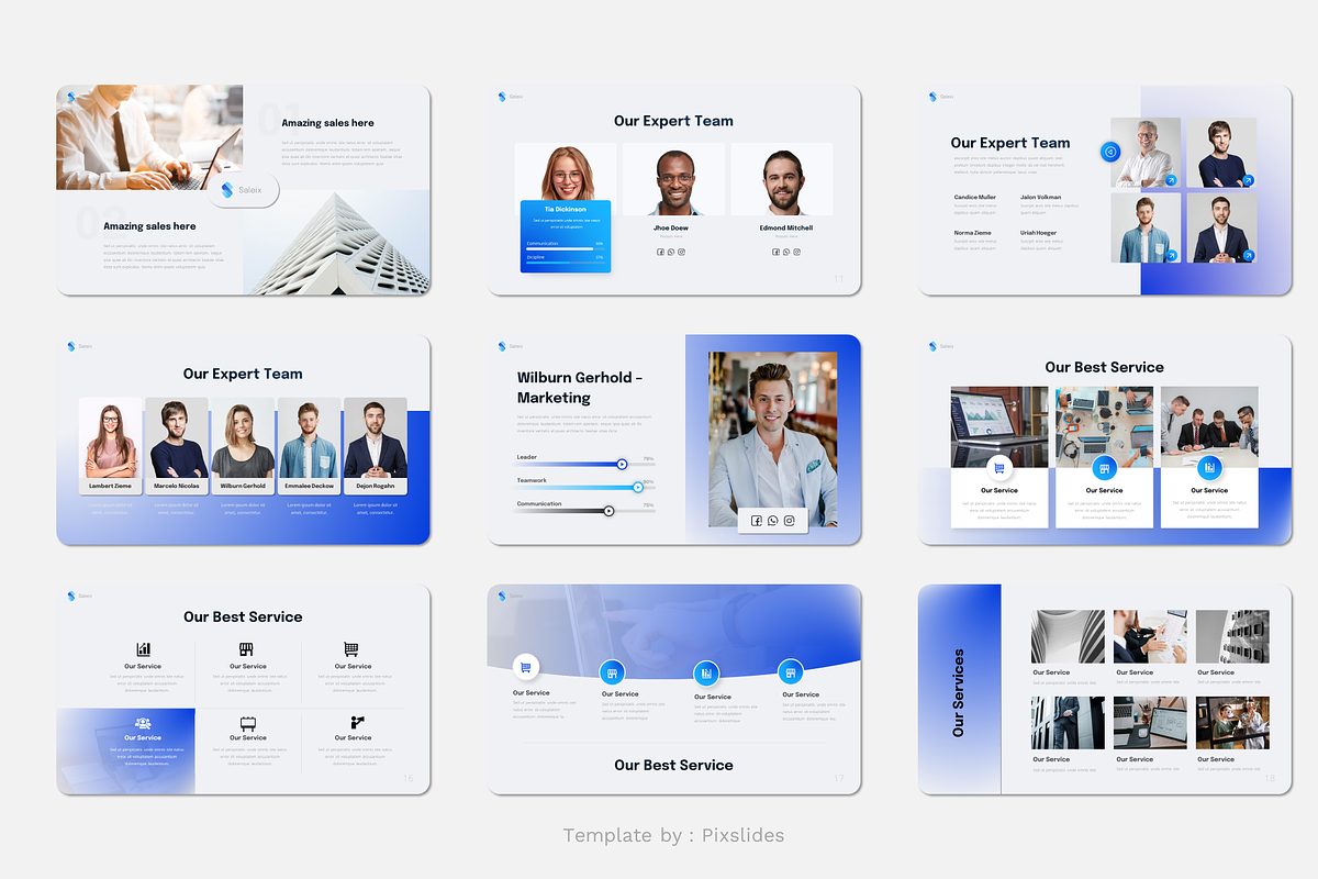 Sales and Marketing PowerPoint, a Presentation Template by Pixslides (Photo 3 of 6)