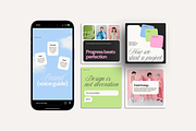 Aesthetic Agency Canva Templates, a Social Media Template by Karisma Studio (Thumbnail 2 of 10)