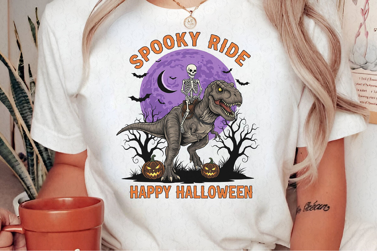Halloween Spooky Ride PNG, an Illustration by Craft Nest (Photo 3 of 6)