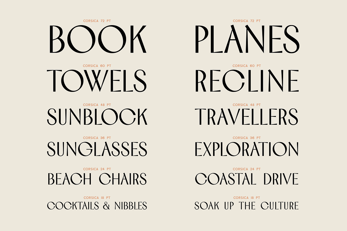 Corsica Display Font, a Sans Serif Font by Studio Clay (Photo 8 of 9)