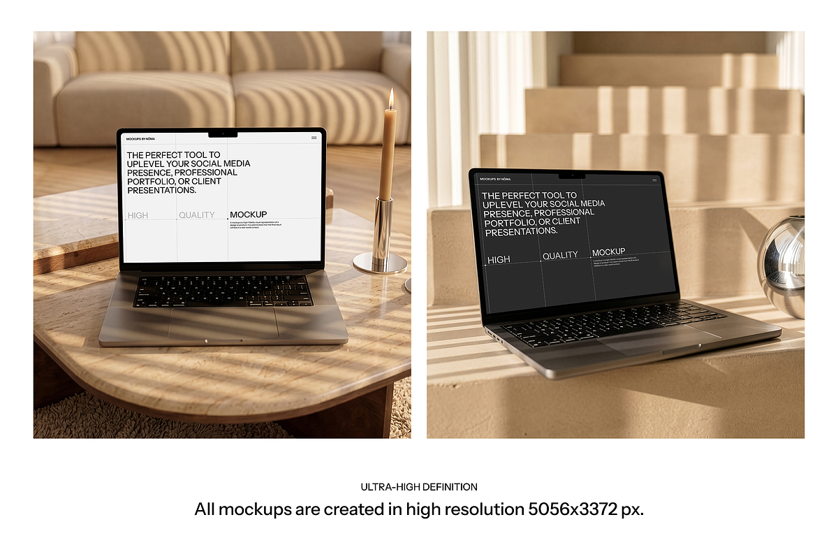 Aesthetic MacBook Mockup Set, a Mac Mockup by The Noma Studio (Photo 5 of 7)