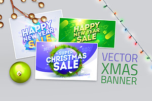 Christmas Sale Banner Template