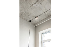 Concrete ceiling corner with, an Architecture Photo by wip3out
