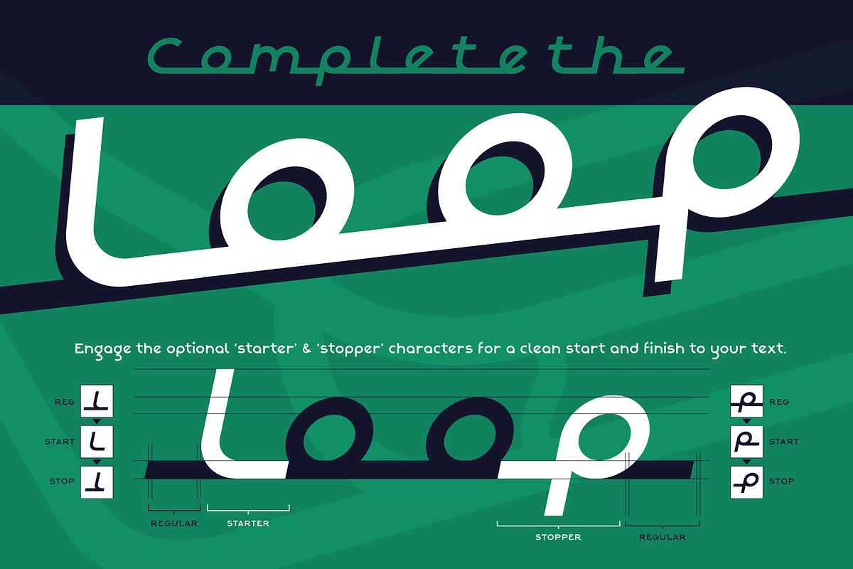 Alpha Strada: 1950s Car Emblem Font, a Font by Wingsart Studio (Photo 8 of 14)