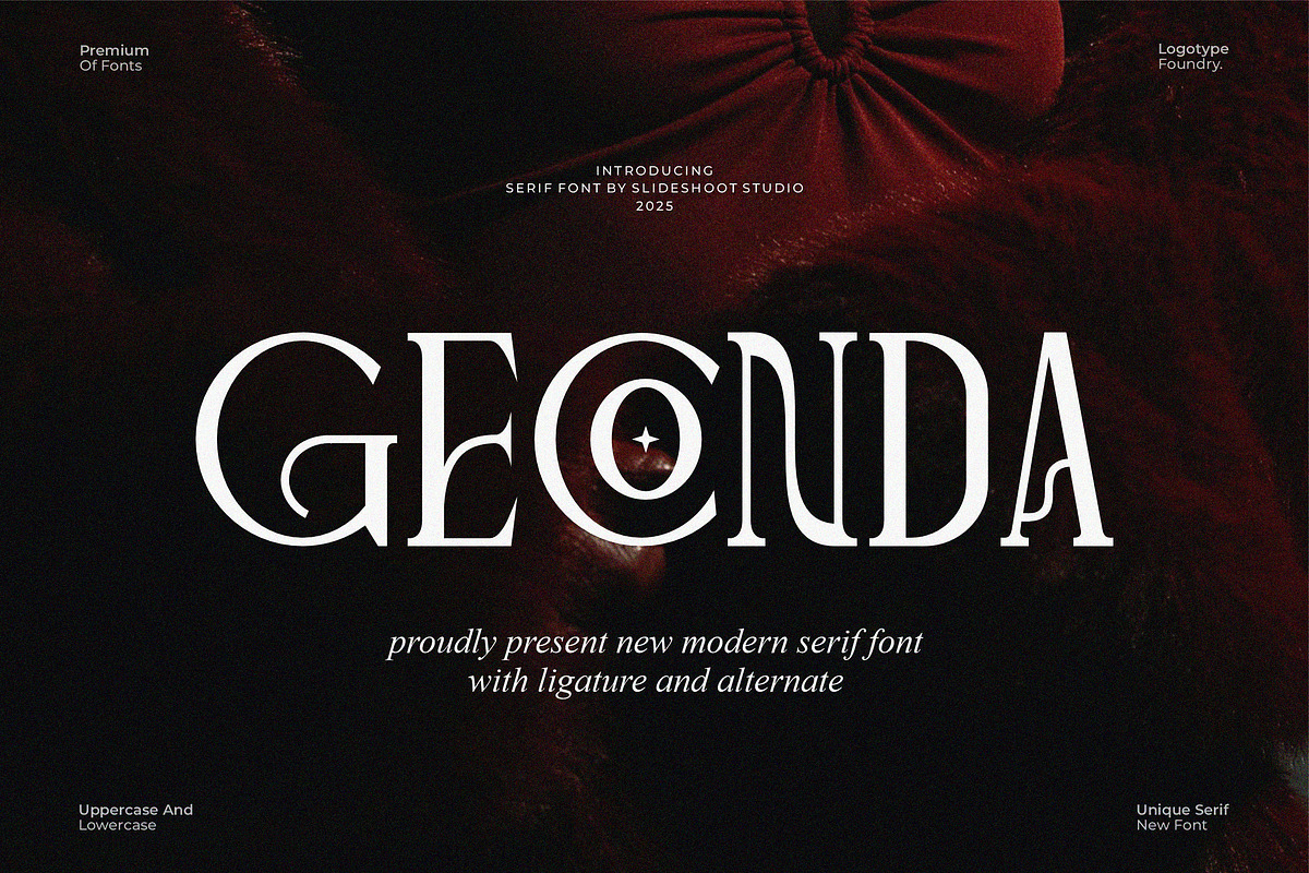 Geconda || Modern Serif Font, a Serif Font by Idea Studio (Photo 1 of 5)