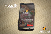 Mockup Moto G Easy Android Mockup 3, an iPhone Mockup by Pizza Pixel (Thumbnail 4 of 5)