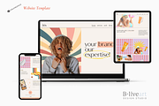 Iris Squarespace 7.1 Template, a Squarespace Template by Beliveart Studio (Thumbnail 1 of 4)