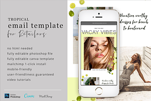 Tropical Fashion Email Template