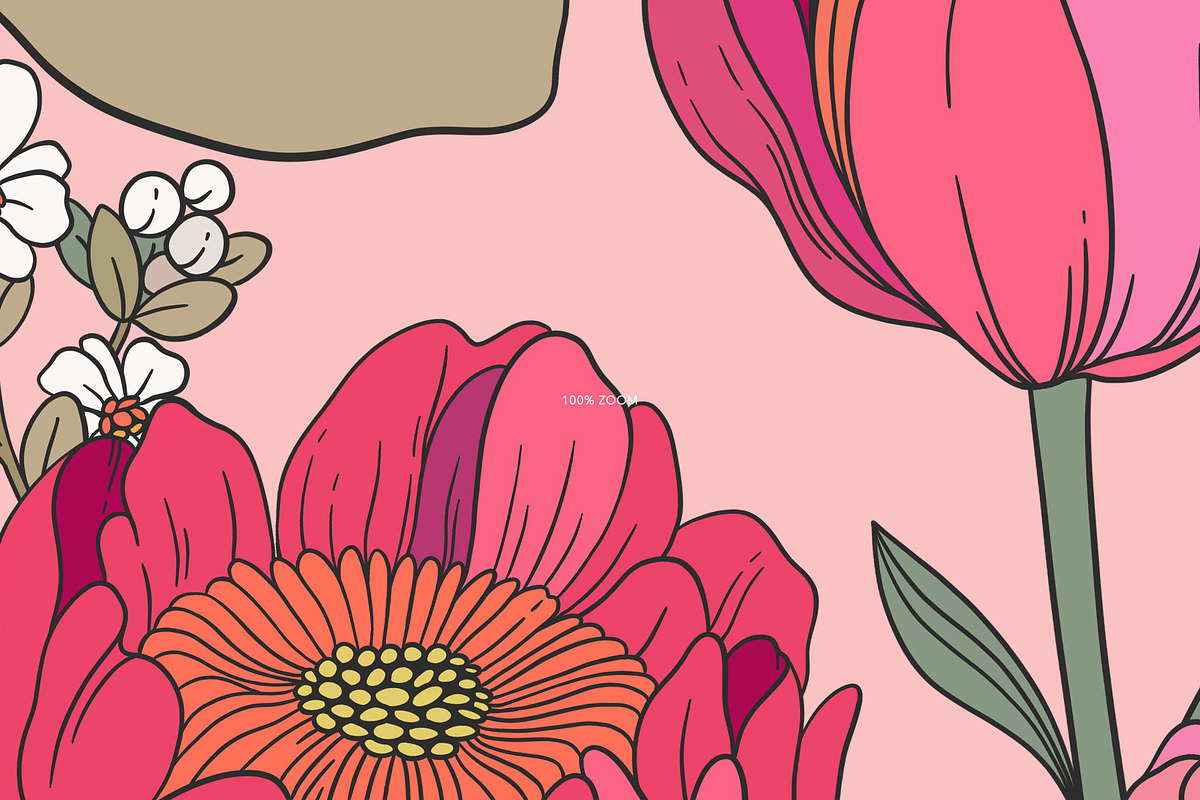 Lush Botanical Pattern and Graphics, a Pattern Graphic by likorbut (Photo 13 of 13)