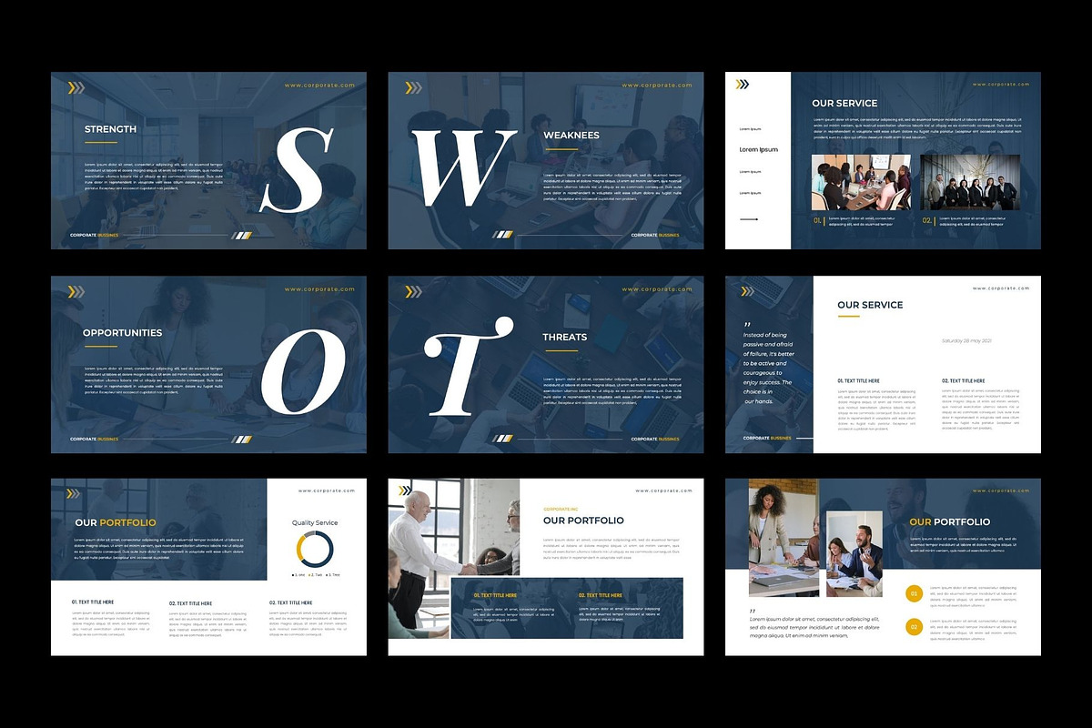 CORPORATE Business  Keynote Template, a Presentation Template by Rizki Herdian (Photo 4 of 5)